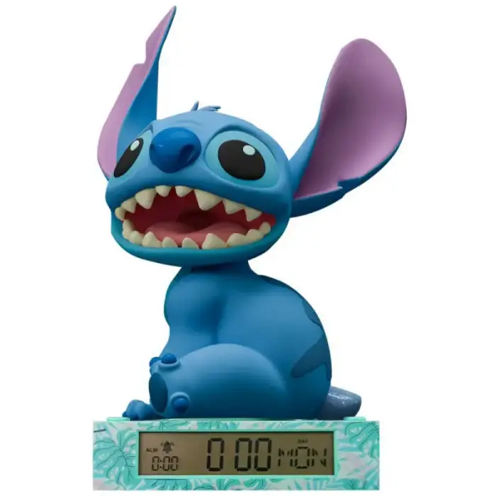 Kids Licensing Lampada con sveglia Disney Stitch 3D Doré