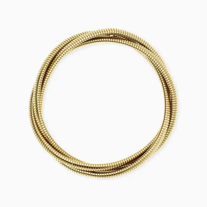 KIDULT Bracciale In Acciaio 304 Pvd Giallo