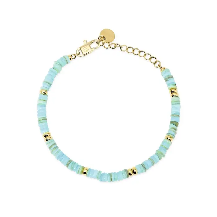 Bracciale In Acciaio 316L Pvd Giallo Conchiglie - Kidult