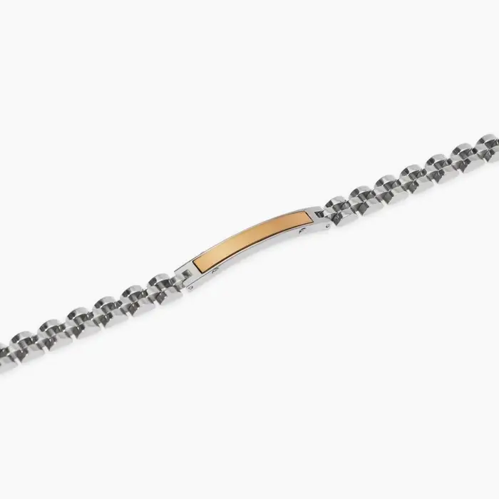 KIDULT Bracciale In Acciaio 316L Pvd Giallo