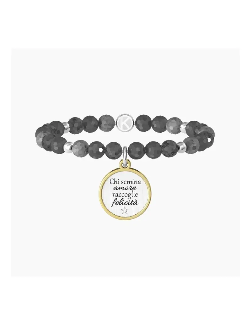 Kidult Bracciale LOVE in labradorite 732103 CHI SEMINA AMORE