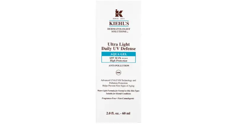 Kiehl's Dermatologist Solutions Ultra Light Daily UV Defense Aqua Gel SPF 50 PA+++ SPF 50+ 60 ml