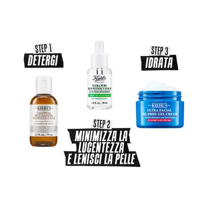 Kiehls Anti Shine Travel Kit