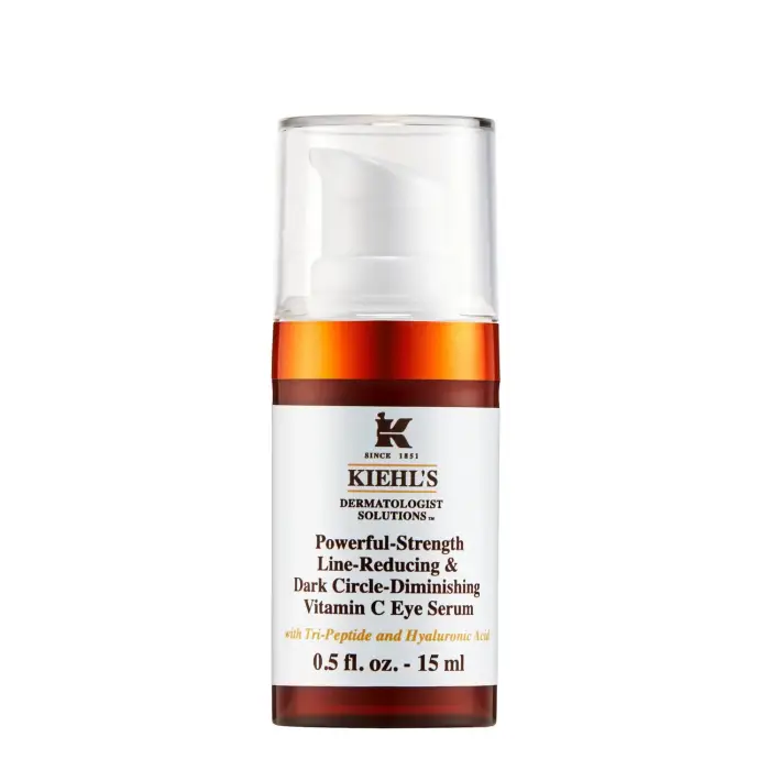 Kiehls KIEHL S Labbra e Occhi Powerful-Strength Line-Reducing & Dark Circle-Diminishing Vitamin C Eye Serum 15ml - Contorno occhi antirughe