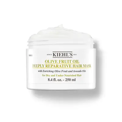 Kiehls Olive Fruit Oil Deeply Reparative Hair Pack Maschera Nutriente Per Capelli Secchi E Danneggiati