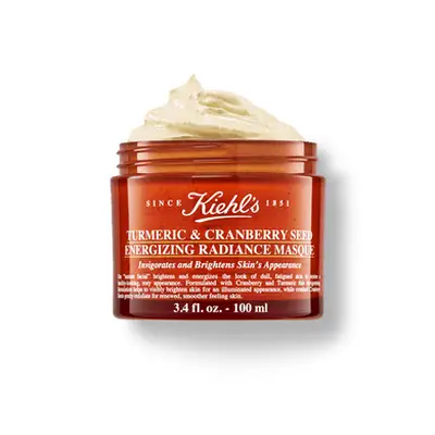 Kiehls Turmeric & Cranberry Seed Energizing Radiance Mask Maschera Viso Esfoliante Ed Energizzante A Base Di Curcuma E Semi Di Mirtillo