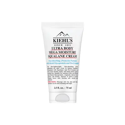 Kiehls Ultra Body Mega Moisture Squalane Cream Una Crema Corpo Idratante Con Squalano E Pro-Ceramidi A Rapido Assorbimento Che Offre Un