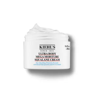 Kiehls Ultra Body Mega Moisture Squalane Cream Una Crema Corpo Idratante Con Squalano E Pro-Ceramidi A Rapido Assorbimento Che Offre