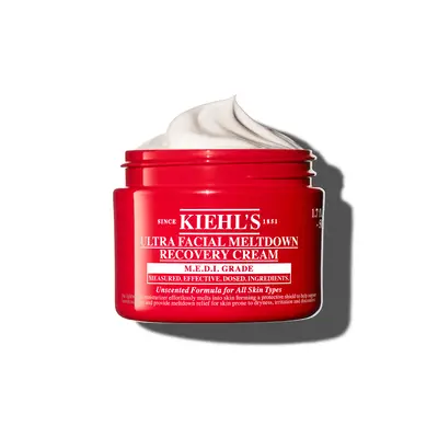 Kiehls Ultra Facial Meltdown Recovery Cream Una Crema Viso Leggera E Lenitiva, Formulata Con Avena Colloidale E Bisabololo, Che Agisce Per