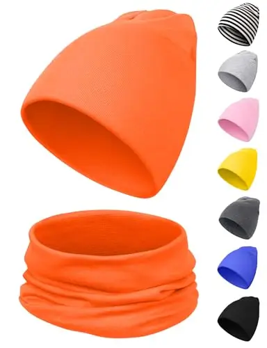 Kiiwah Set Sciarpa e Cappello Bambina, Morbido Berretto Bambina Invernale e Scaldacollo Caldo per Ragazzo Ragazza