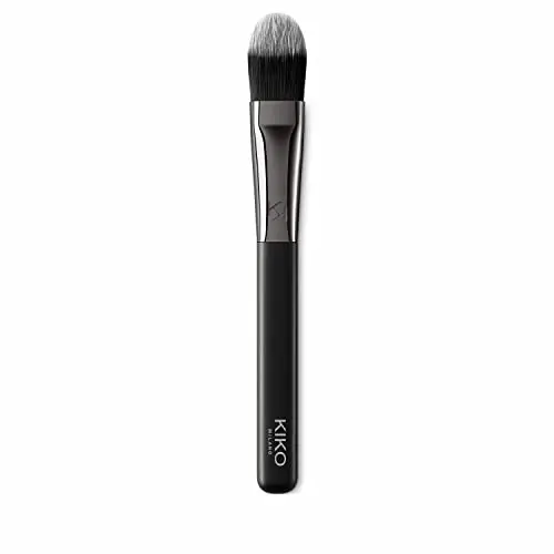 Kiko Milano Face 03 Flat Foundation Brush | Pennello Piatto Per Fondotinta Liquidi O In Crema, Fibre Sintetiche