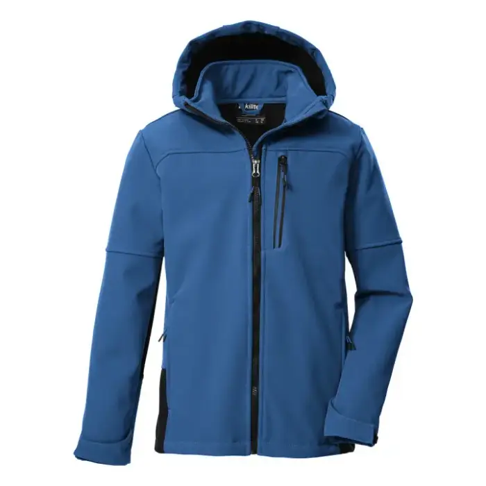 Killtec Giacca a vento con cappuccio per bambini Kow 226 Bleu