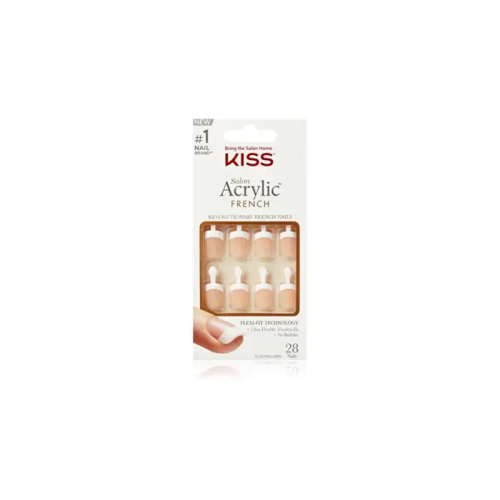 Acrylic French Kit Unghie finte 28 pezzi - Unghie adesive