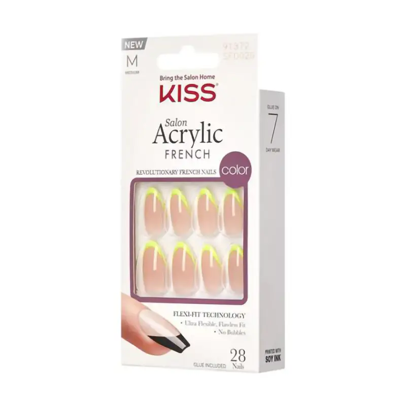 Kiss Salon Acrylic French Accessori Unghie 28 Pz 1 unità