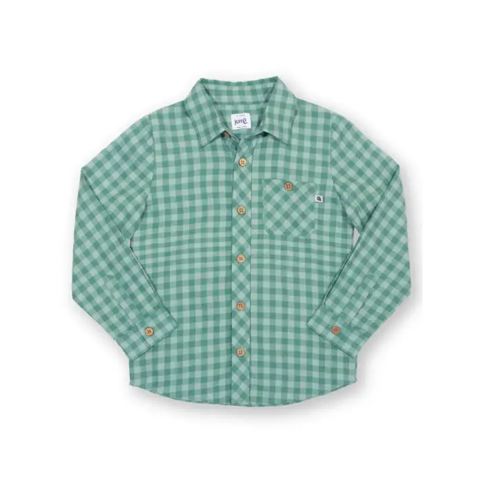 Camicia per bambini Kite Check Vert