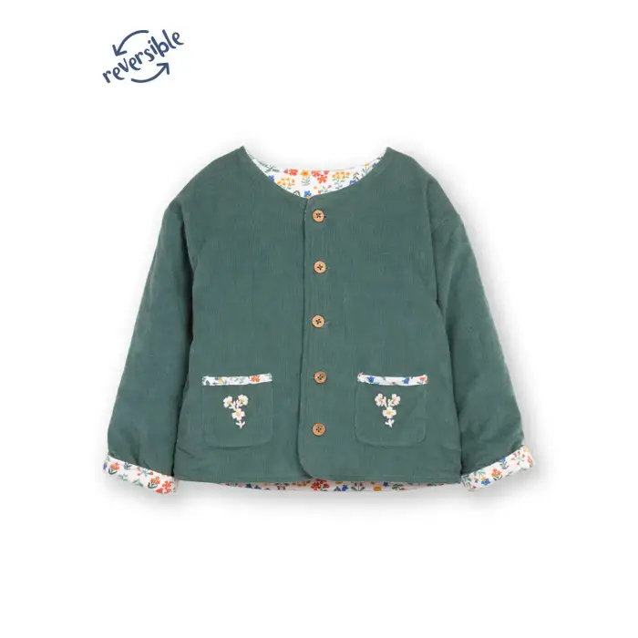 Kite Giacca da ragazza Fairy Flowers Vert
