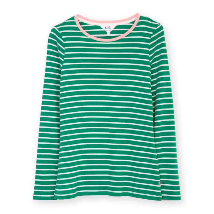 Kite Maglietta a manica lunga da donna Portesham Jersey Emerald Stripe Vert