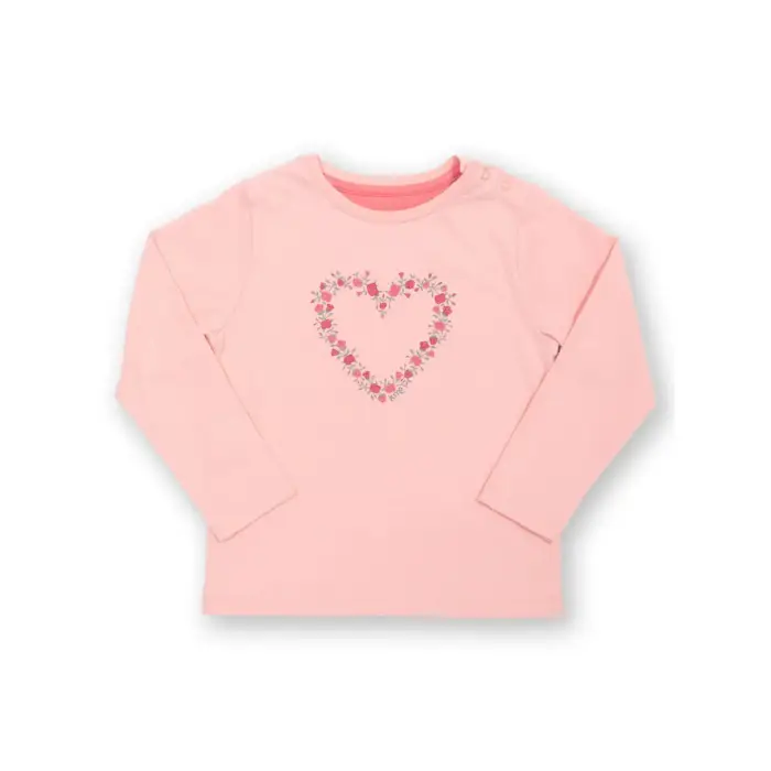 Kite T-shirt a maniche lunghe bambina Rosey Love Rose