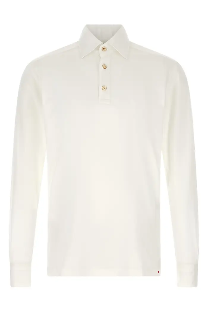 KITON Polo Positano Bianco