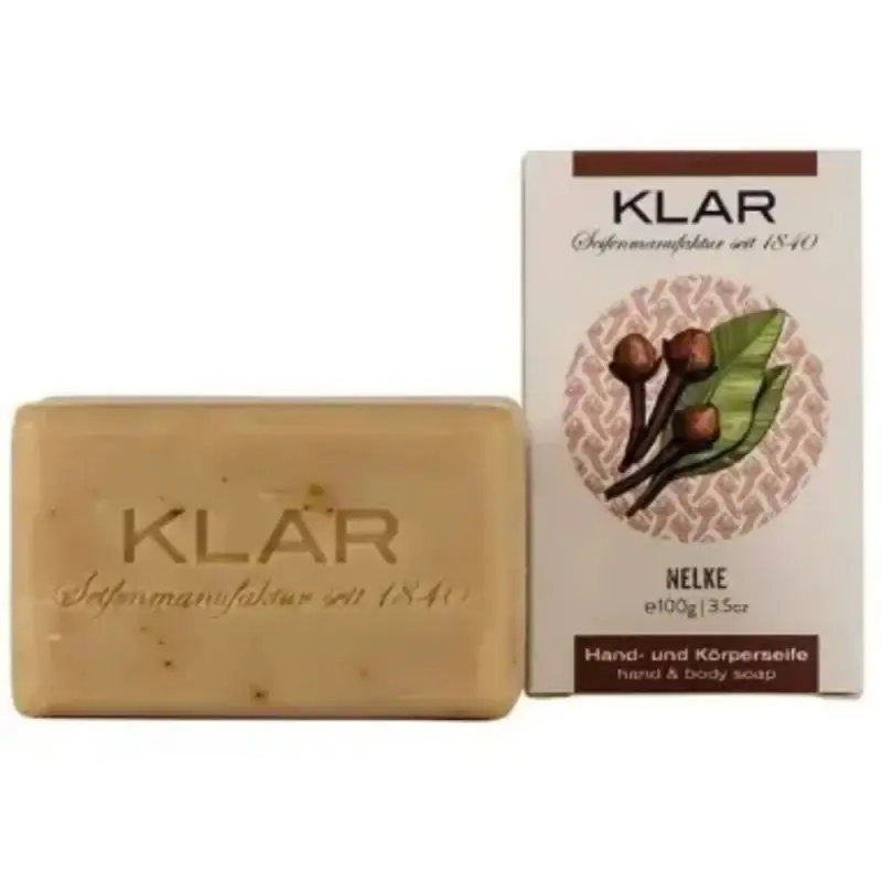 Klar Saponetta Viso e Corpo chiodi di garofano (100 g)