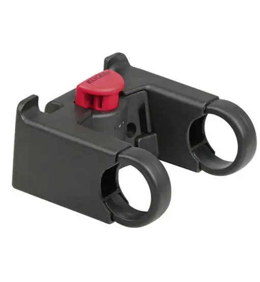 Klickfix Adattatore da manubrio per cestino Black