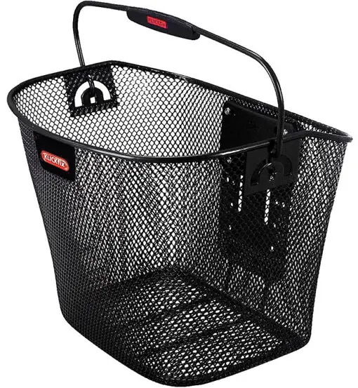 Klickfix City VR engmaschig - cestino anteriore Black