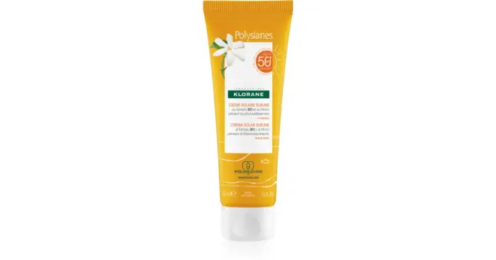 Klorane Polysianes SPF50 Crema Solare Sublime Altissima Protezione Viso 50ml
