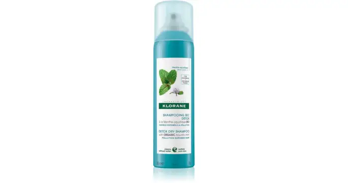 Klorane Shampoo Secco Detox Menta Acquatica Capelli Esposti all Inquinamento 150ml