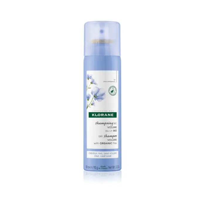 Klorane Shampoo Secco Volume al Lino Bio 150ml