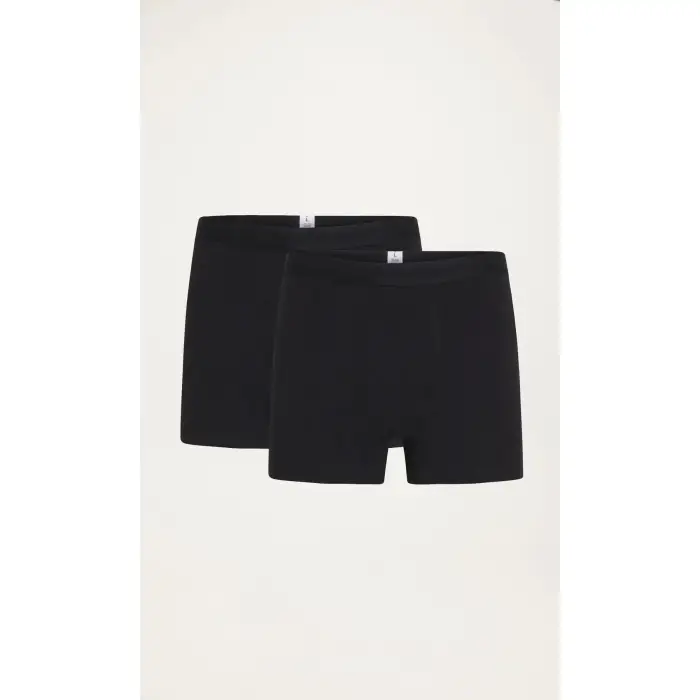 KnowledgeCotton Apparel Boxer Anker (x2) Noir