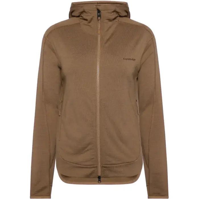 KnowledgeCotton Apparel Felpa con cappuccio in pile di lana donna Dynamic Beige