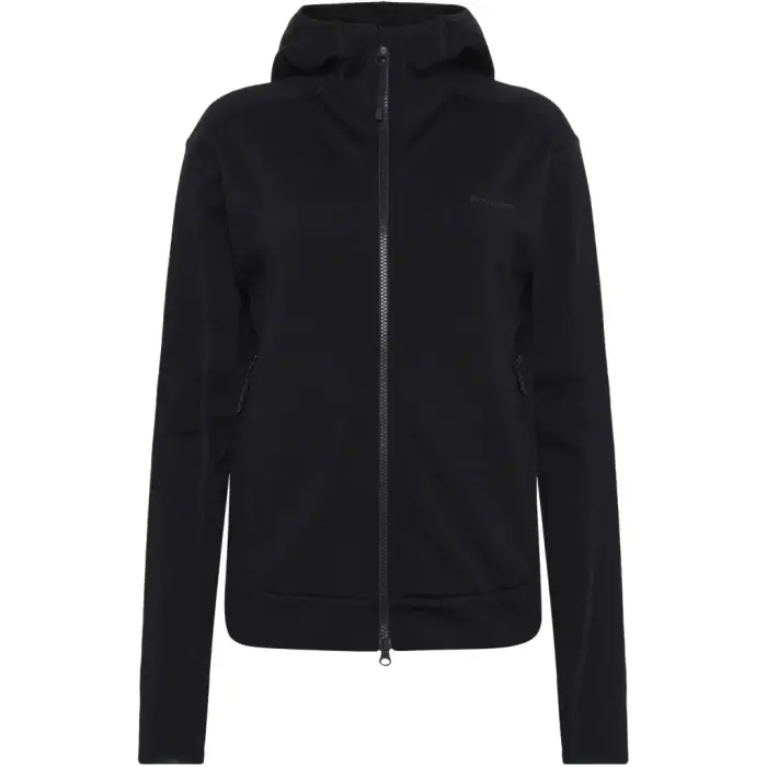 KnowledgeCotton Apparel Felpa con cappuccio in pile di lana donna Dynamic Noir