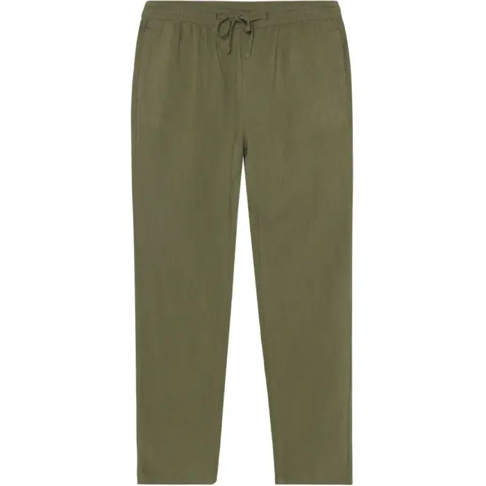 KnowledgeCotton Apparel Pantaloni TIM lino Vert