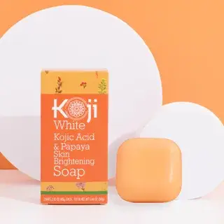 Koji White Kojic Acid & Papaya Skin Brightening Soap 80g x 2