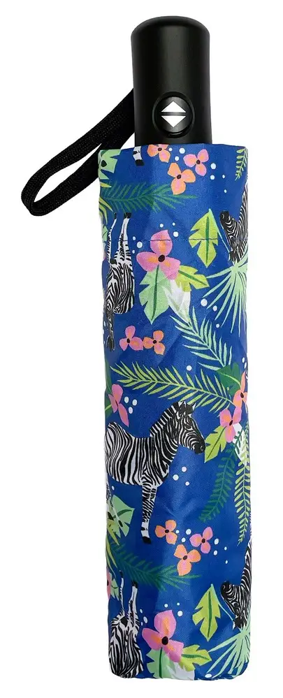 Kokorain Ombrello pieghevole automatico Zebra