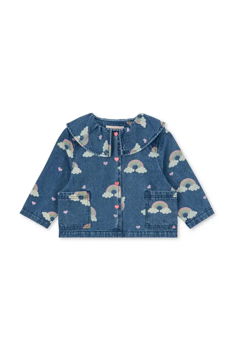 Konges Sløjd giacca jeans bambino/a MAGOT DENIM SHIRT GOTS colore blu navy KS103883
