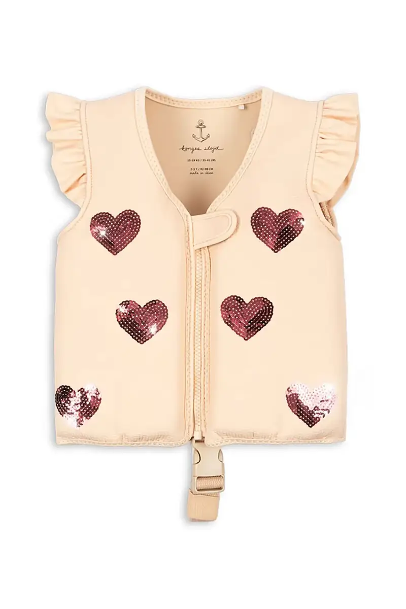Konges Sløjd gilet da nuoto per bambino AVERY SWIM VEST colore beige KS103361