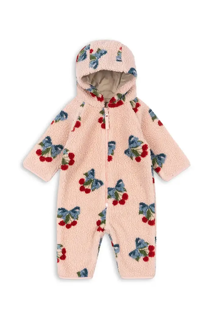 Konges Sløjd tuta neonato JODY TEDDY ONESIE GRS Rosa