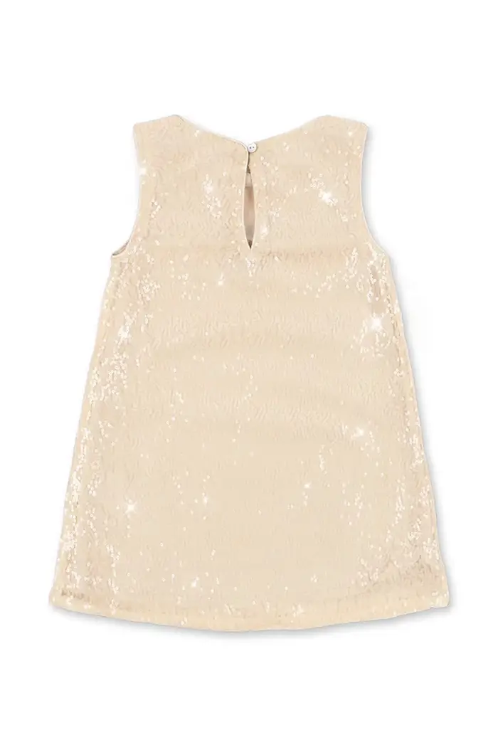 Konges Sløjd vestito ARIES SEQUIN DRESS GRS Beige