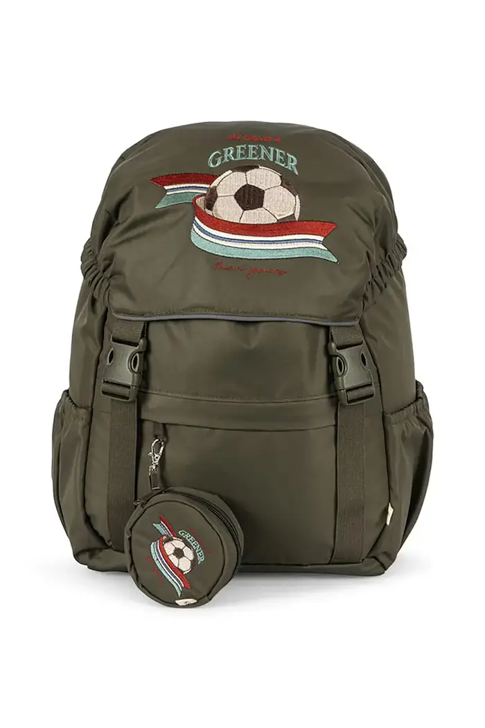 Konges Sløjd zaino bambino/a CLOVER SCHOOLBAG Verde