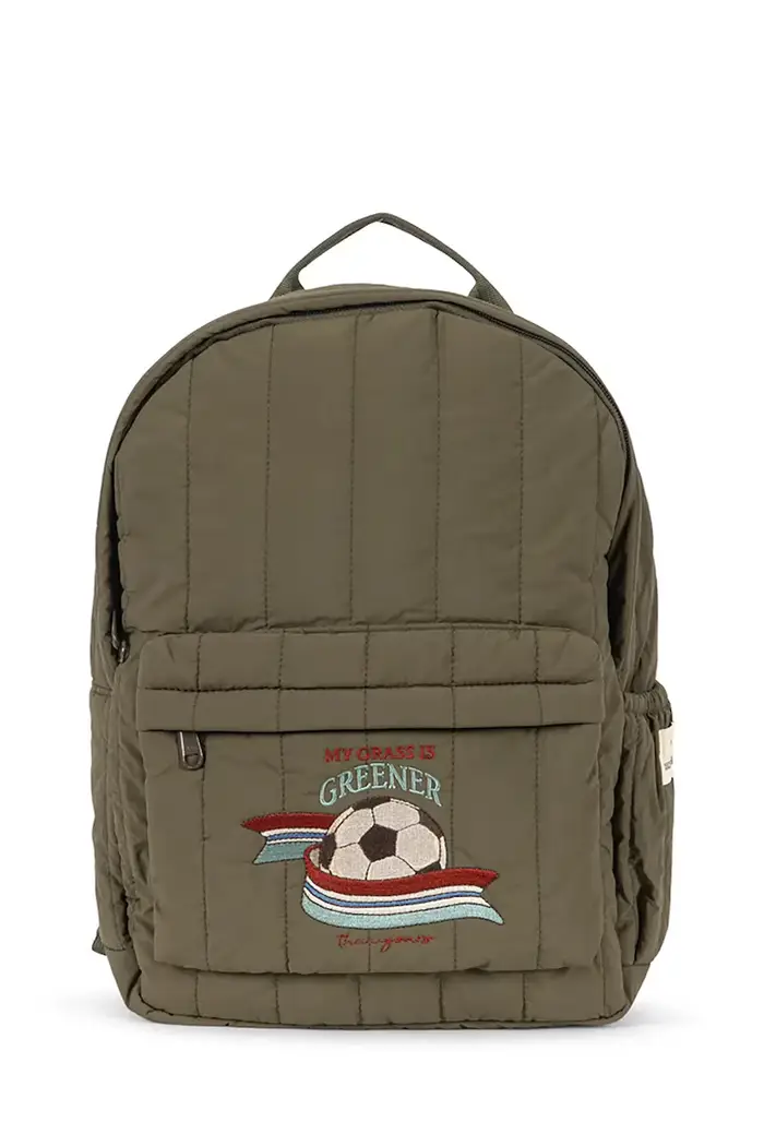 Konges Sløjd zaino urbano per bambini JUNO BACKPACK Verde
