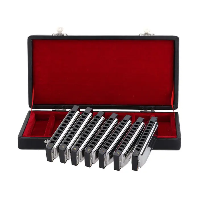 Koogeelife Armonica Swan 10 fori Harp Blues Harp Blues Armonica Diatonica Set 7
