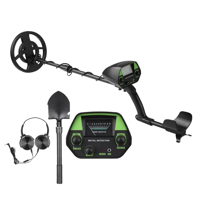 Koogeelife Metal Detector sotterraneo Metal Finder Gold Detector Treasure Hunter Gold Digger Metallo portatile verde