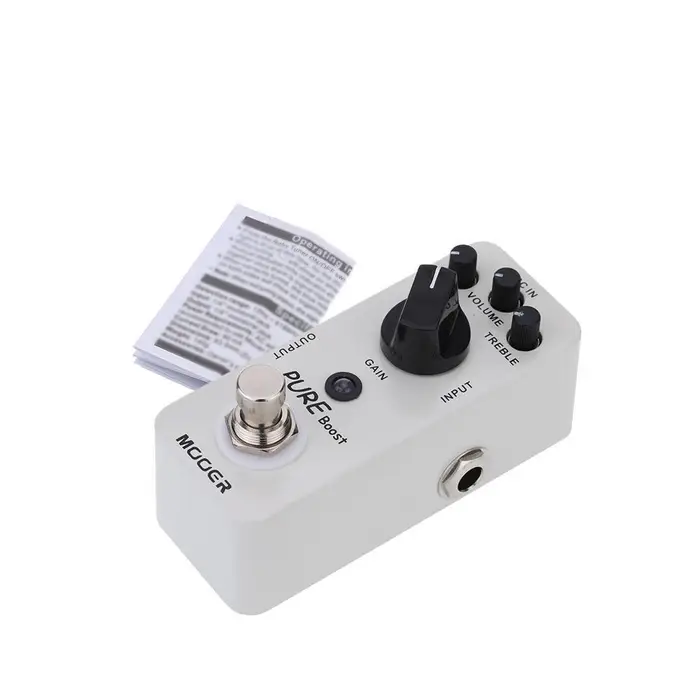 Koogeelife Mooer Pure Boost Micro Mini Boost Pedale effetto per chitarra elettrica True Bypass