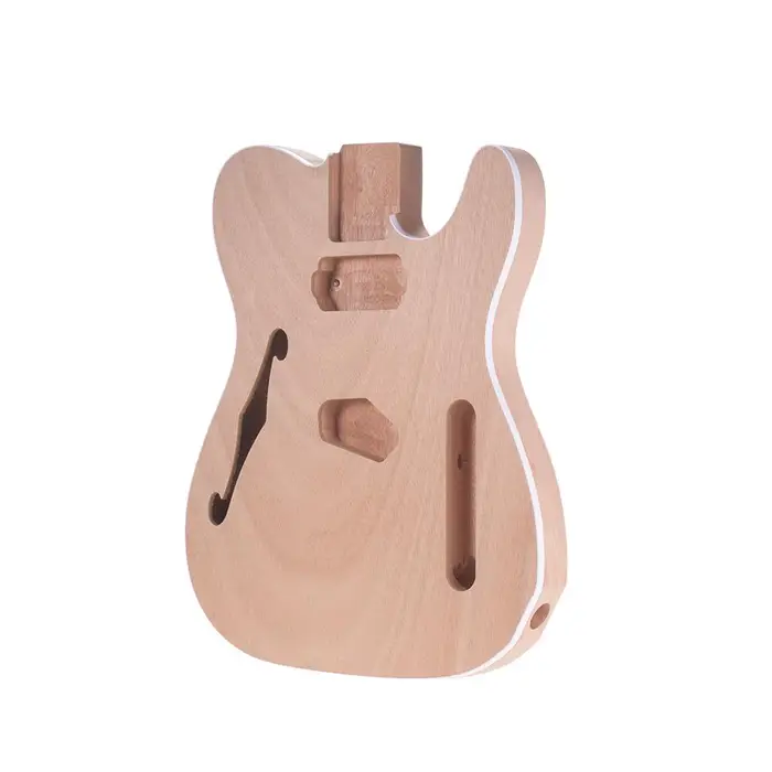 Koogeelife Parte di ricambio per corpo in mogano grezzo fai da te per chitarra elettrica TL F Mahogany