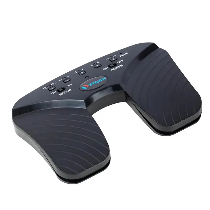 Koogeelife Pedale musicale wireless BT Page Turner per chitarra, violino, pianoforte, spartito elettronico ricaricabile nero