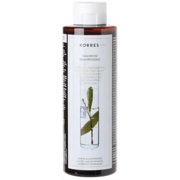 Korres Shampoo Antiforfora E Cuoio Capelluto Secco Alloro E Echinacea250ml