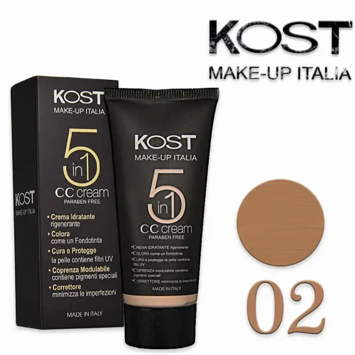 Kost make up Cc cream 5 in 1 kost02