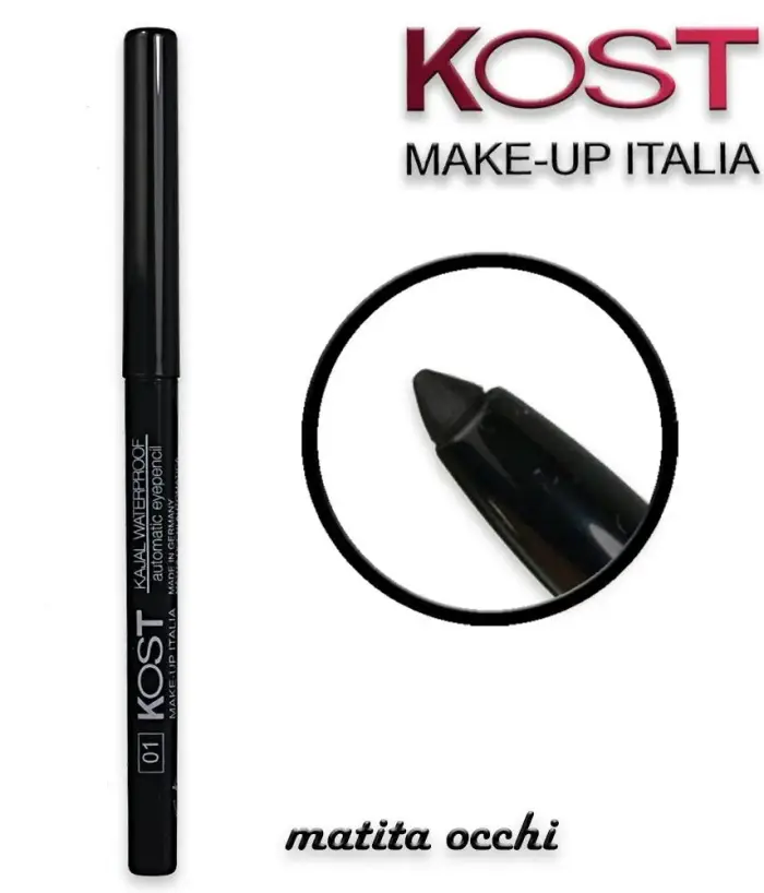 Kost make up Kost Matita Automatica Kajal Waterproof 01 Nero