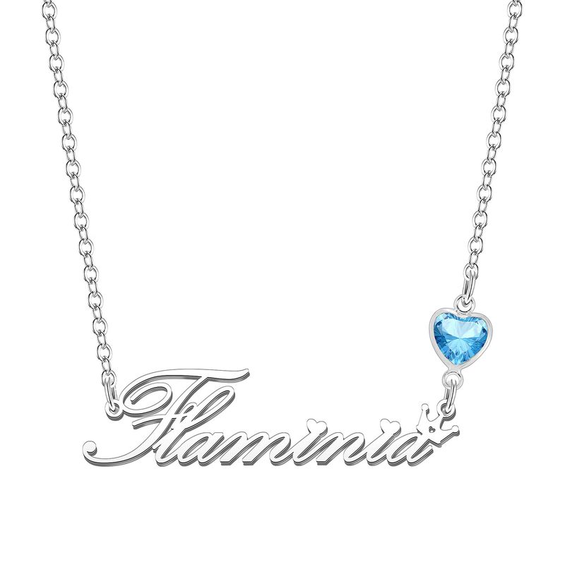 Kraven Collana Donna Pietra di Nascita Personalizzata